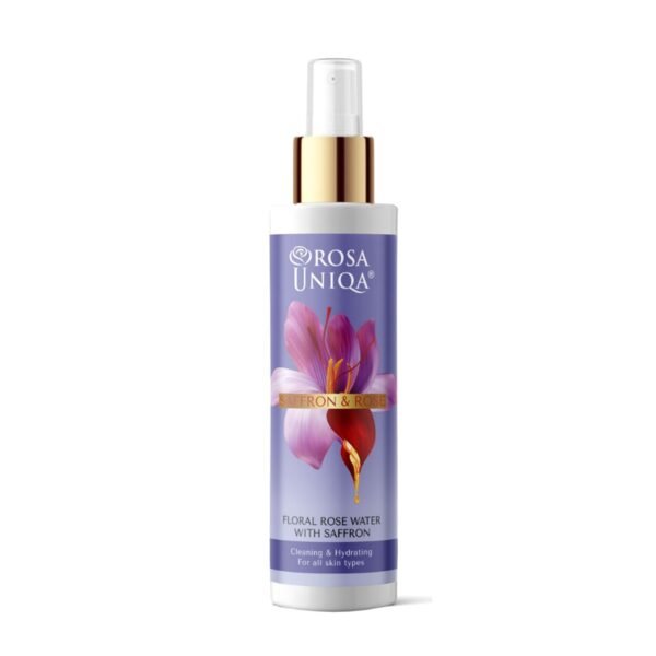 Floral Rose Water with Saffron Extract – 200ml