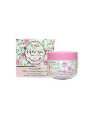 Face cream with Bulgarian rose oil and hyaluron 50ml