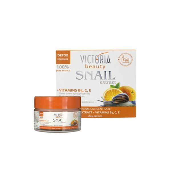 Face Cream with Snail Extract + Vitamins B5, C, E – 50ml