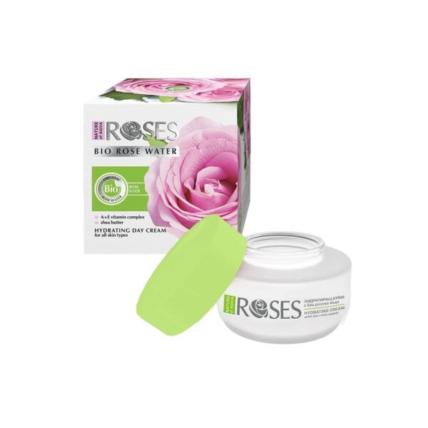 Moisturizing Day Cream with Organic Rose Water 50ml