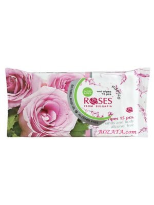 Wet Wipes with Rose Water Nature of Agiva 15pcs