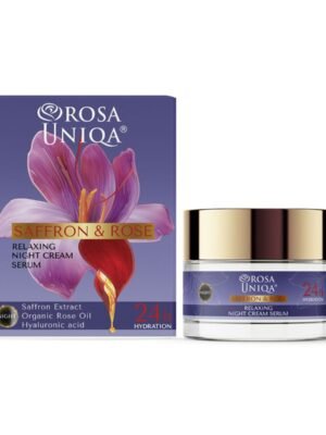 Night cream-serum Rose and saffron 50ml