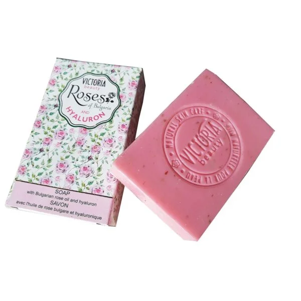 Soap with Bulgarian Rose Oil and Hyaluronic Acid – 70g