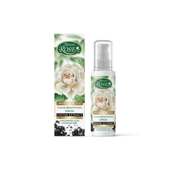 Face and Eye Serum with White Rose and Black Caviar 50ml