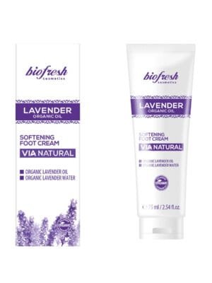 Soothing Foot Cream with Lavender Organic Oil - 75ml