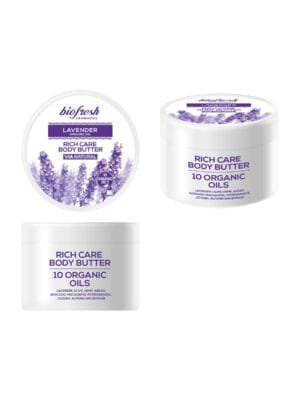 Body Cream with 10 Organic Oils - Lavender Organic Oil - 300ml