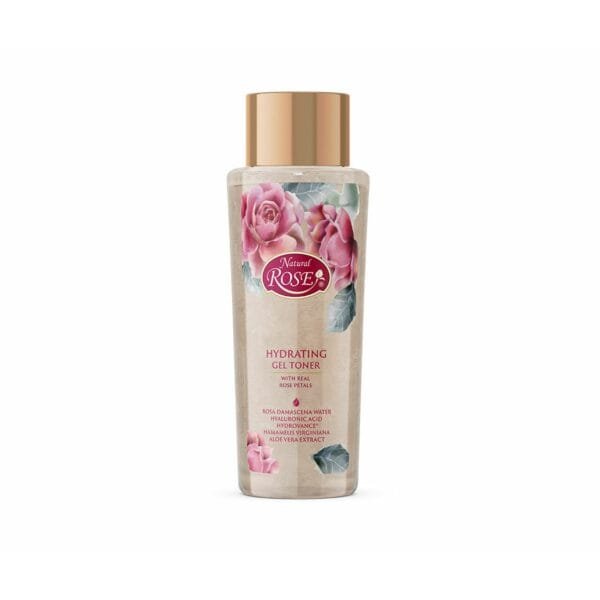 Hydrating Gel Toner with Rose Petals - 375ml for Radiant Skin