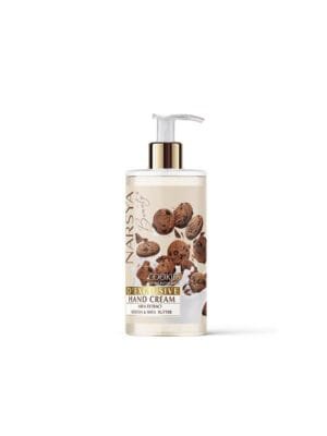 Hand Cream Cookie Scent - 250ml with Milk, Cocoa Butter, and Shea Butter