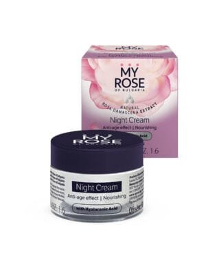 Anti-Age Night Cream My Rose with Hyaluronic Acid, 50ml