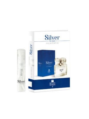 Silver Men’s Perfume Sample – Fresh and Woody Fragrance, 2ml