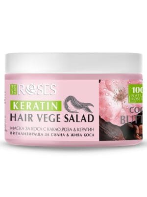 Hair Mask with Rose, Keratin & Cocoa | 350ml