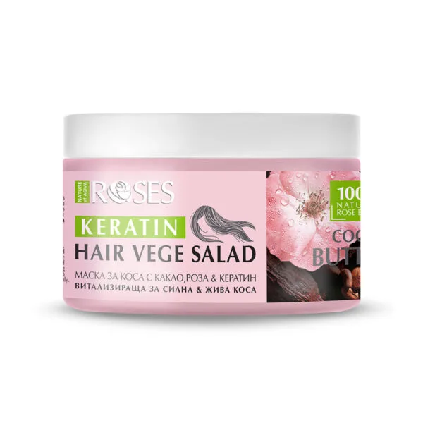 Hair Mask with Rose, Keratin & Cocoa | 350ml