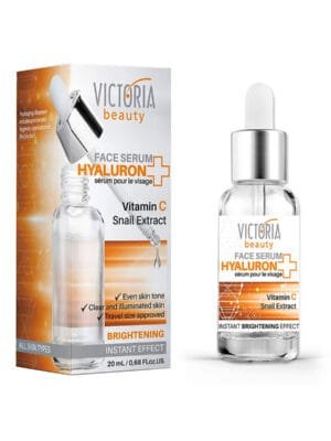 Brightening Face Serum with Vitamin C & Snail Extract – 20ml