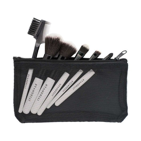 6-Piece Makeup Brush Set with Travel Pouch