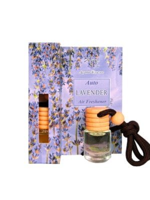 Lavender Car Air Freshener - 5ml Glass Bottle