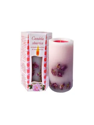 Handmade Rose Oil Candle – Natural Petal Design, 1kg