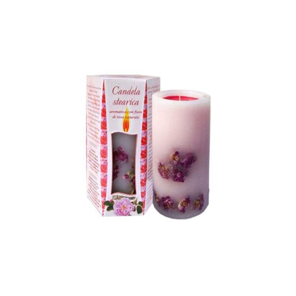 Handmade Rose Oil Candle – Natural Petal Design, 1kg