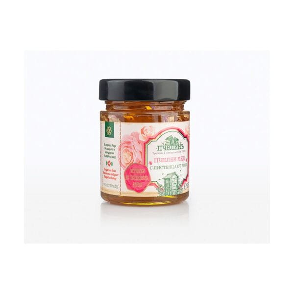 Artisan Bulgarian Honey with Rose Petals- 230g