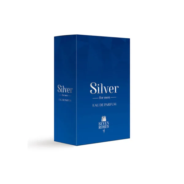 Silver Men’s Perfume – Fresh Woody Fragrance with Amber, 30ml
