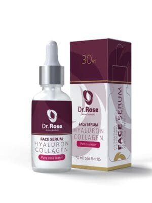 Dr. Rose Face Serum with Hyaluronic Acid, Collagen and Rose Water 30ml