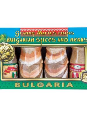 Traditional Bulgarian Salt Set – 4 Regional Spice Blends, 320g