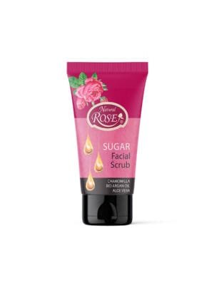 Sugar Face Scrub with Rose Water – 150 ml
