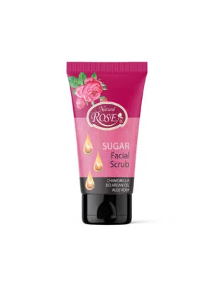 Sugar Face Scrub with Rose Water – 150 ml