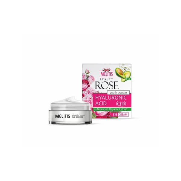 Rose Eye Cream with Hyaluronic Acid, Q10 & Avocado